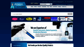 What Abronexports.com website looked like in 2018 (5 years ago)