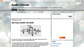 What Audio-circuits.blogspot.in website looked like in 2018 (5 years ago)