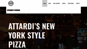 What Attardispizzeria.com website looked like in 2018 (5 years ago)