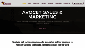 What Avocetsales.com website looked like in 2018 (5 years ago)