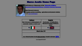 What Acutis.it website looked like in 2018 (5 years ago)