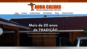 What Abbacalhas.com.br website looked like in 2018 (5 years ago)
