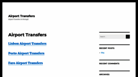 What Airport-transfers.org website looked like in 2018 (5 years ago)