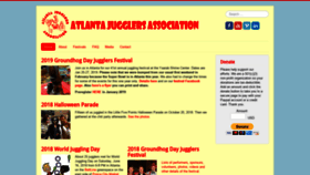 What Atlantajugglers.org website looked like in 2018 (5 years ago)