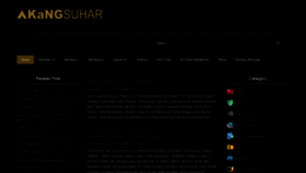 What Akangsuhar.com website looked like in 2018 (5 years ago)