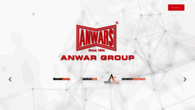 What Anwargroup.net website looked like in 2018 (5 years ago)