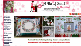 What Abitofstitch.com website looked like in 2018 (5 years ago)