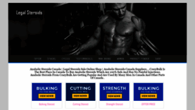 What Anabolicsteroidscanada.com website looked like in 2018 (5 years ago)