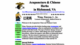 What Acupuncturistwang.com website looked like in 2018 (5 years ago)