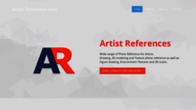 What Artist-reference.com website looked like in 2018 (5 years ago)