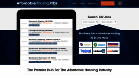 What Affordablehousingjobs.com website looked like in 2018 (5 years ago)