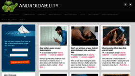 What Androidability.com website looked like in 2018 (5 years ago)