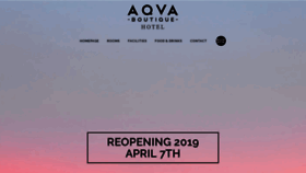 What Aqvaboutiquehotel.it website looked like in 2018 (5 years ago)