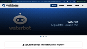 What Acquedottolucano.it website looked like in 2018 (5 years ago)