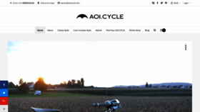 What Aoicycle.com website looked like in 2018 (6 years ago)