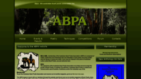 What Abpa.org.au website looked like in 2018 (5 years ago)