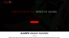 What Alainfx.com website looked like in 2018 (5 years ago)