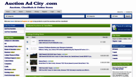 What Auctionadcity.com website looked like in 2018 (5 years ago)