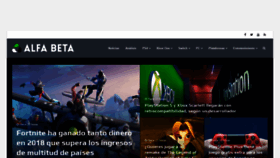 What Alfabetajuega.com website looked like in 2018 (5 years ago)