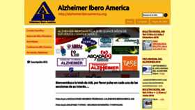 What Alzheimeriberoamerica.org website looked like in 2018 (5 years ago)