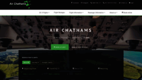 What Airchathams.co.nz website looked like in 2018 (5 years ago)