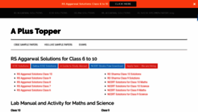 What Aplustopper.com website looked like in 2018 (5 years ago)