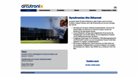 What Arcutronix.com website looked like in 2018 (5 years ago)