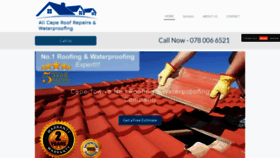 What Allcapewaterproofing.dudaone.com website looked like in 2018 (5 years ago)