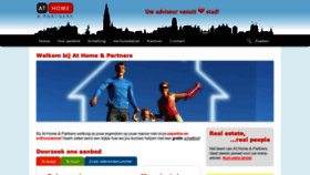What Athomepartners.be website looked like in 2018 (5 years ago)