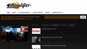 What Amplifier.org.za website looked like in 2018 (5 years ago)