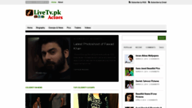 What Actors.livetv.pk website looked like in 2018 (5 years ago)