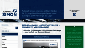 What Autowelt-simon.de website looked like in 2018 (5 years ago)