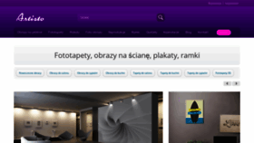 What Artisto.pl website looked like in 2019 (5 years ago)