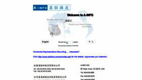 What Ainfoinc.com website looked like in 2019 (5 years ago)