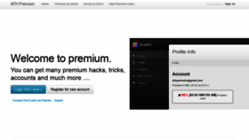 What Athpremium.com website looked like in 2019 (5 years ago)