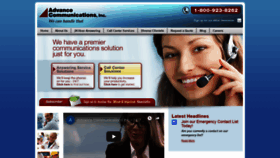 What Advancecommunications.com website looked like in 2019 (5 years ago)