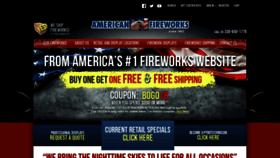 What Americanfireworks.com website looked like in 2019 (5 years ago)