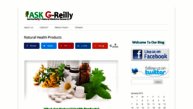 What Askgerireilly.com website looked like in 2019 (5 years ago)