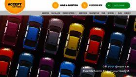 What Accept-car-finance.co.uk website looked like in 2019 (5 years ago)