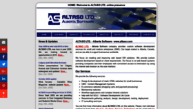 What Altaso.com website looked like in 2019 (5 years ago)
