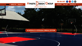 What Athleticdesigngroup.com website looked like in 2019 (5 years ago)