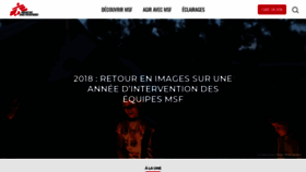 What Avecmsf.fr website looked like in 2019 (5 years ago)