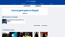 What Amigosbogota.com website looked like in 2019 (5 years ago)