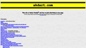 What Akdart.com website looked like in 2019 (5 years ago)