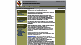 What Auslaenderaemter.de website looked like in 2019 (5 years ago)