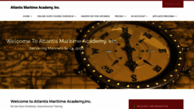 What Atlantismaritimeacademy.com website looked like in 2019 (5 years ago)