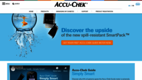 What Accu-chek.ca website looked like in 2019 (5 years ago)