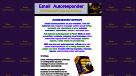 What Autoresponderad.com website looked like in 2019 (5 years ago)