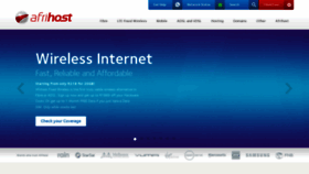 What Afrihost.co.za website looked like in 2019 (5 years ago)