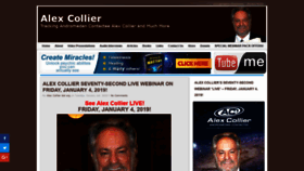 What Alexcollier.org website looked like in 2019 (5 years ago)